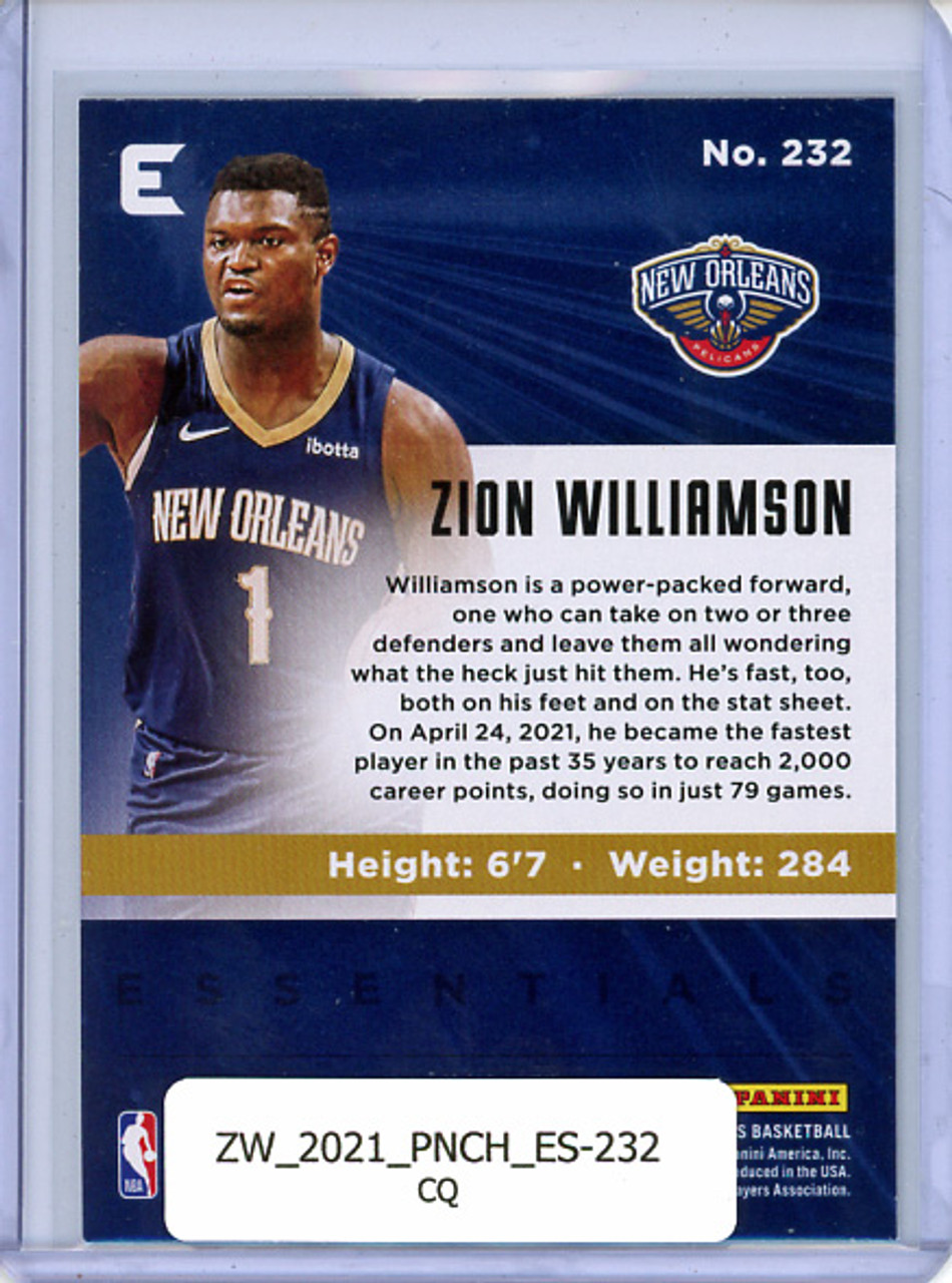 Zion Williamson 2020-21 Chronicles, Essentials #232 (CQ)