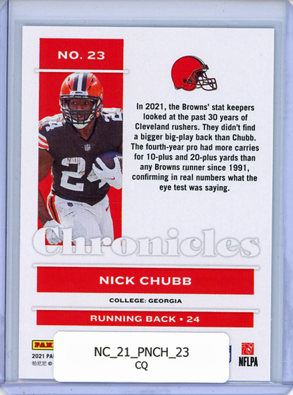 Nick Chubb 2021 Chronicles #23 (CQ)