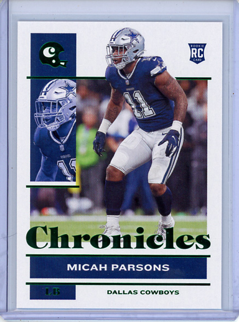 Micah Parsons 2021 Chronicles #28 Green (CQ)