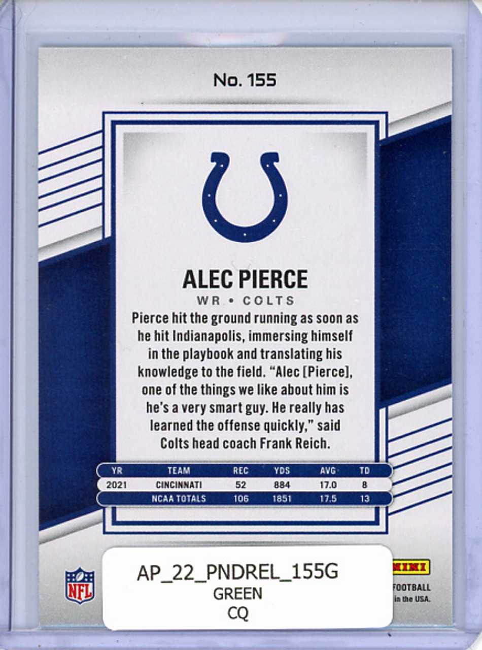 Alec Pierce 2022 Donruss Elite #155 Green (CQ)