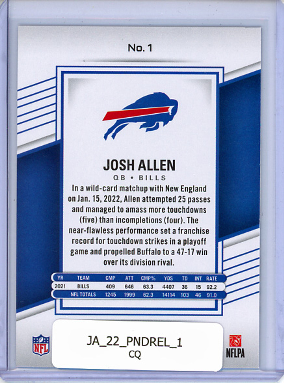 Josh Allen 2022 Donruss Elite #1 (CQ)