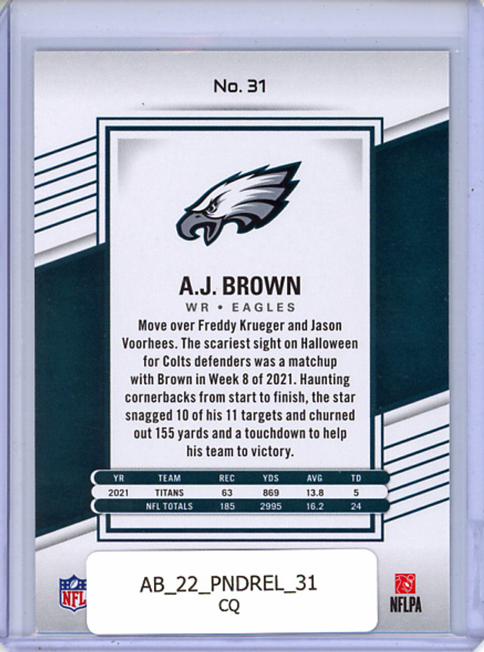 A.J. Brown 2022 Donruss Elite #31 (CQ)