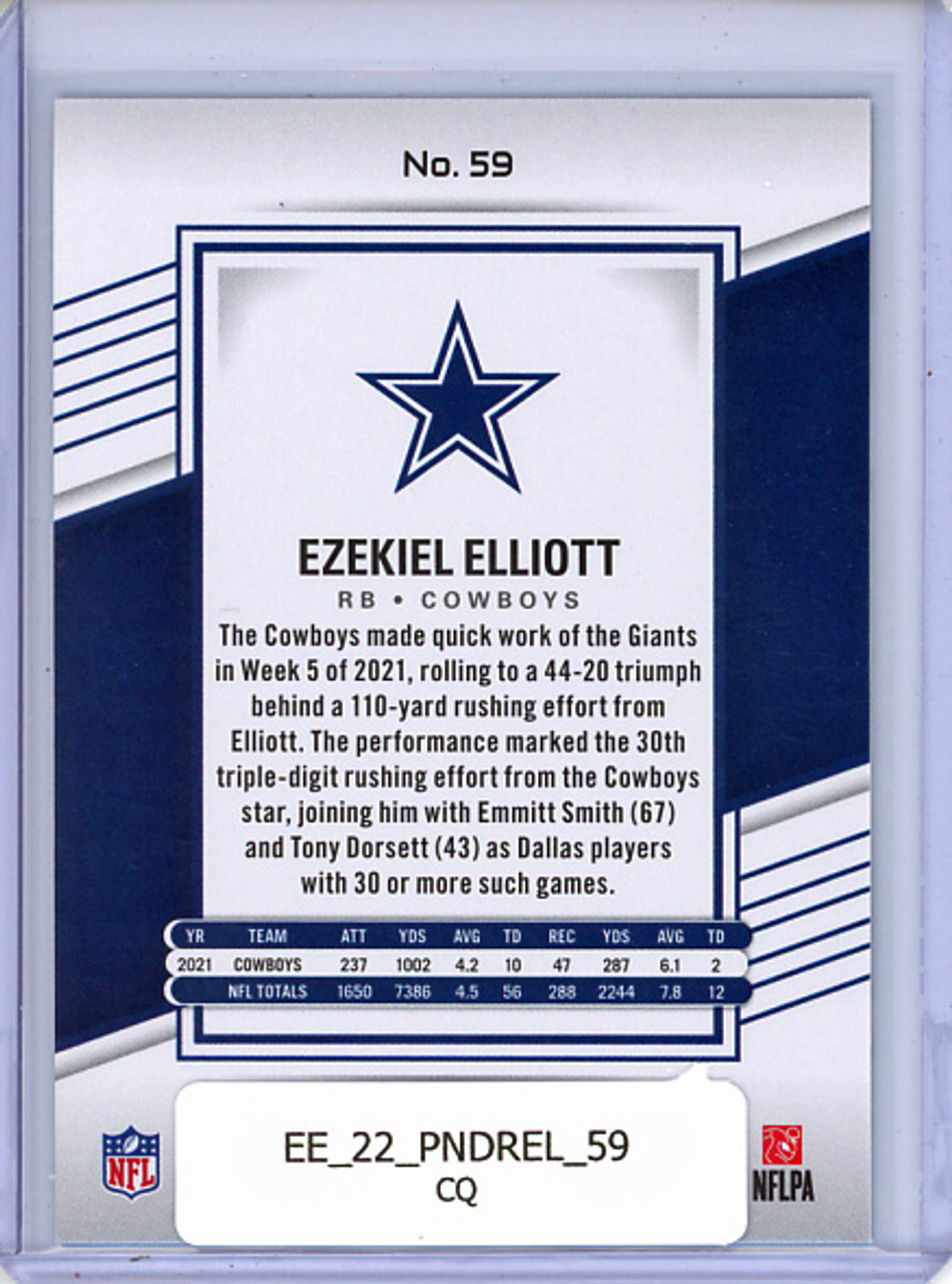 Ezekiel Elliott 2022 Donruss Elite #59 (CQ)