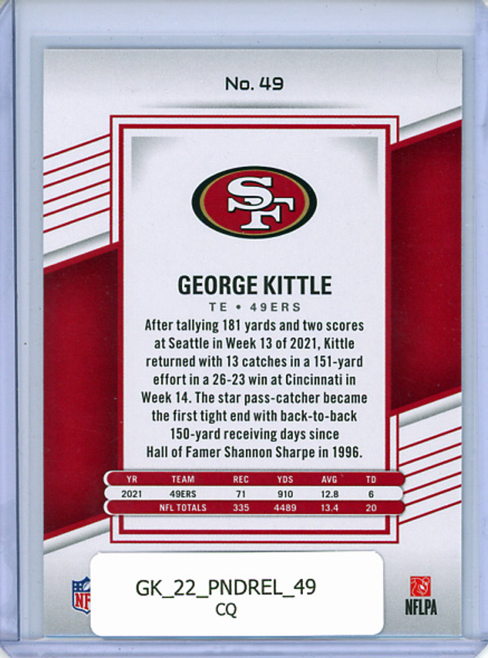 George Kittle 2022 Donruss Elite #49 (CQ)