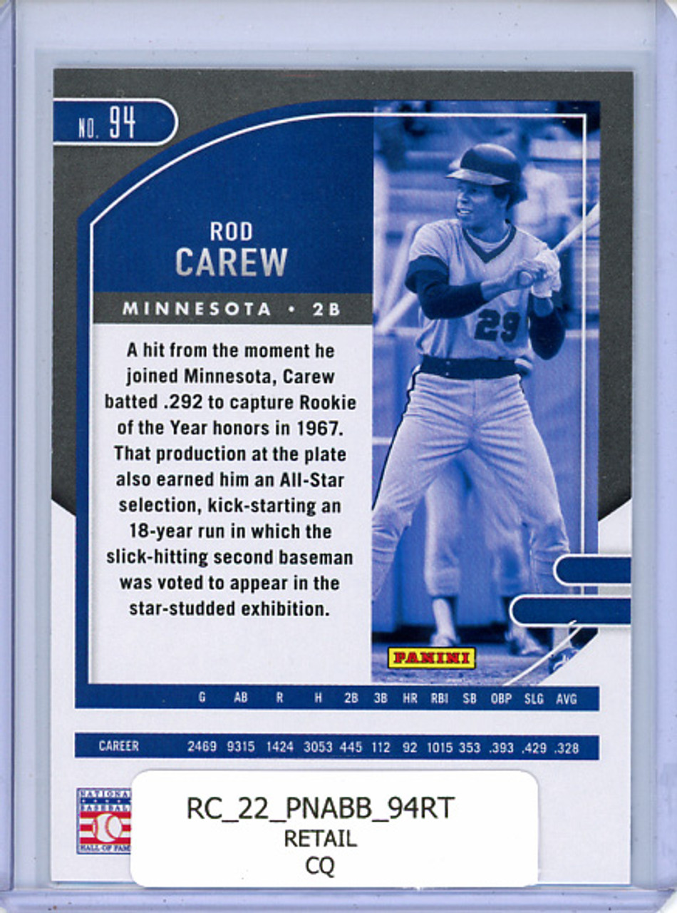 Rod Carew 2022 Absolute #94 Retail (CQ)