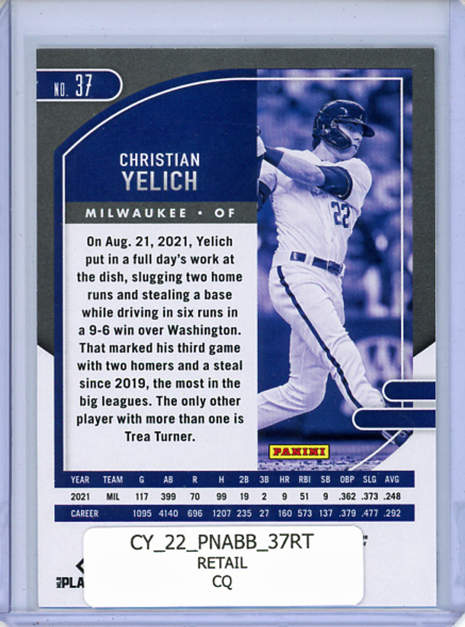 Christian Yelich 2022 Absolute #37 Retail (CQ)