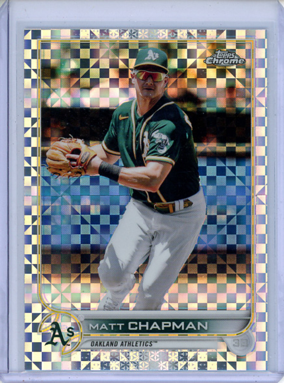 Matt Chapman 2022 Topps Chrome #168 X-Fractors (CQ)