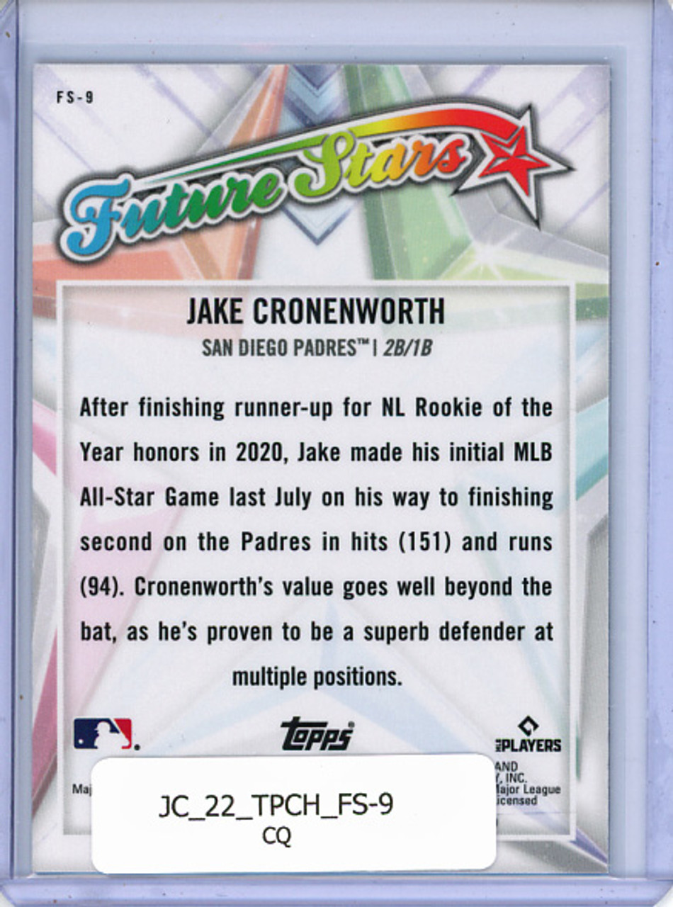 Jake Cronenworth 2022 Topps Chrome, Future Stars #FS-9 (CQ)