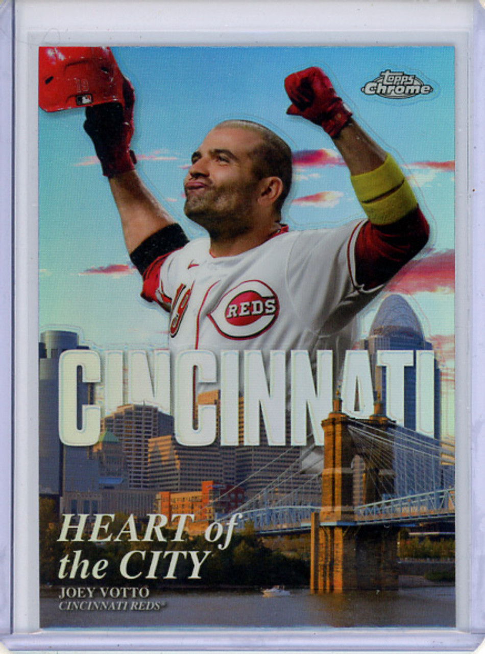 Joey Votto 2022 Topps Chrome, Heart of the City #HOC-3 (CQ)