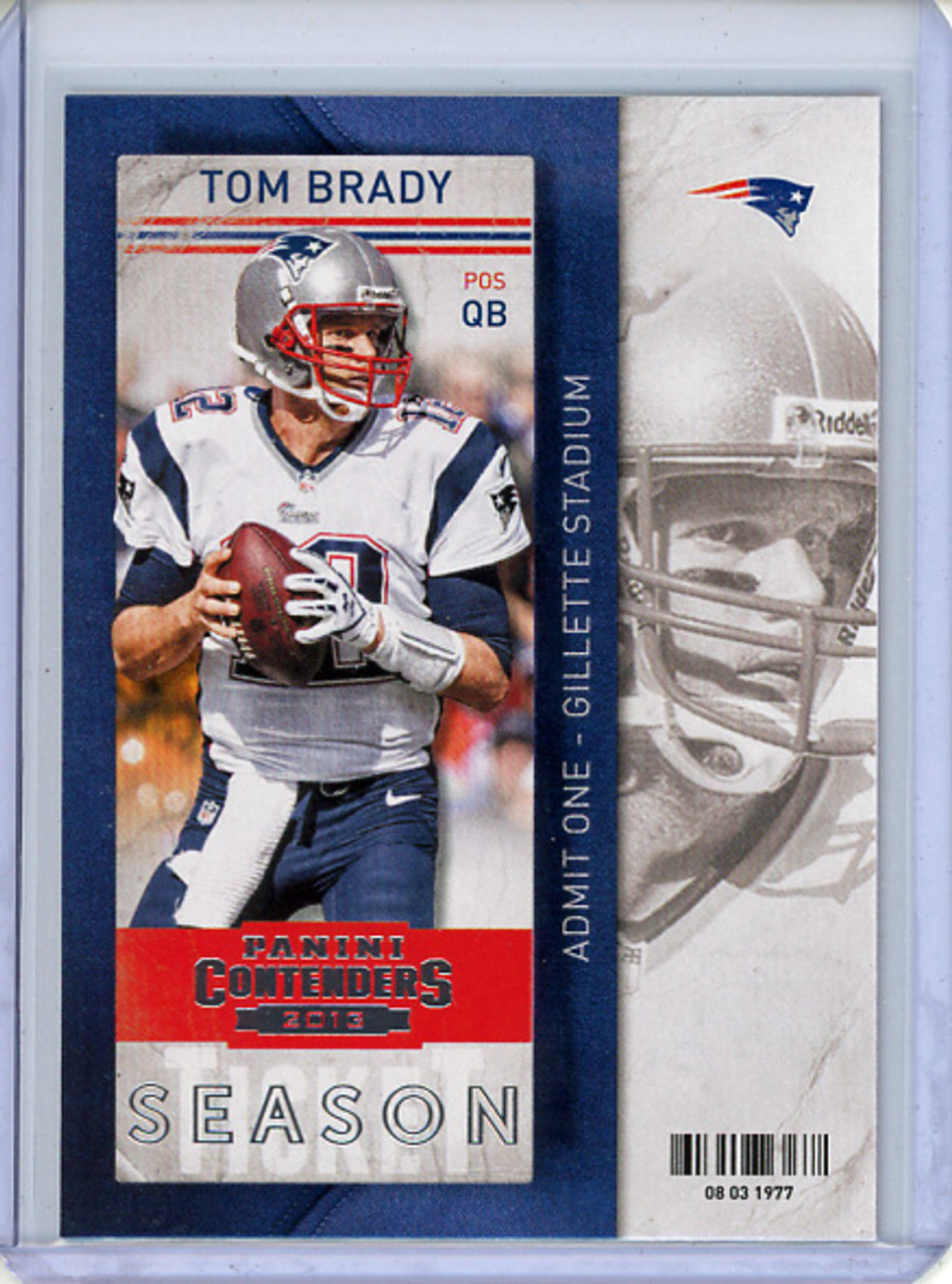 Tom Brady 2013 Contenders #67 (CQ)