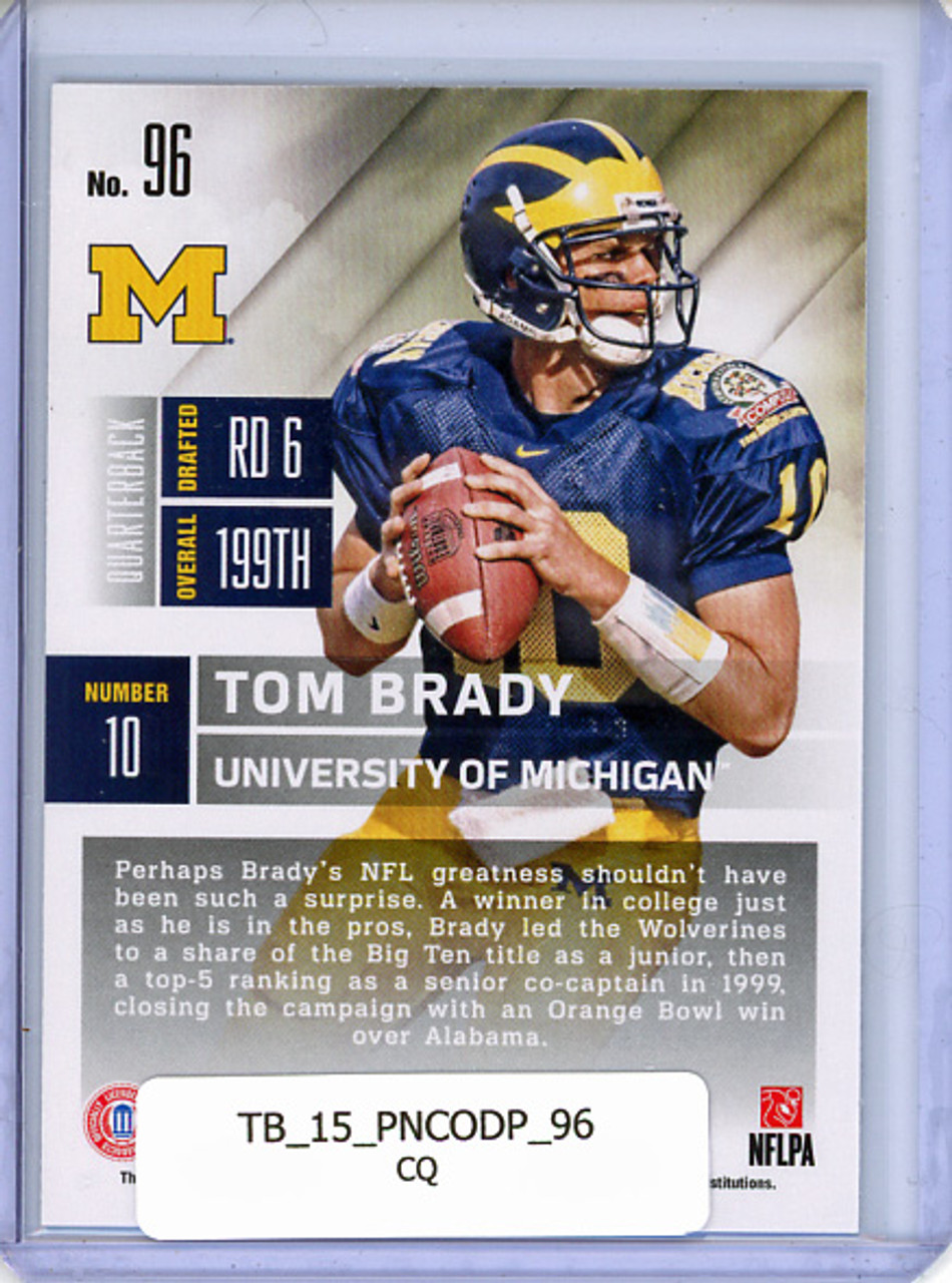 Tom Brady 2015 Contenders Draft Picks #96 (CQ)