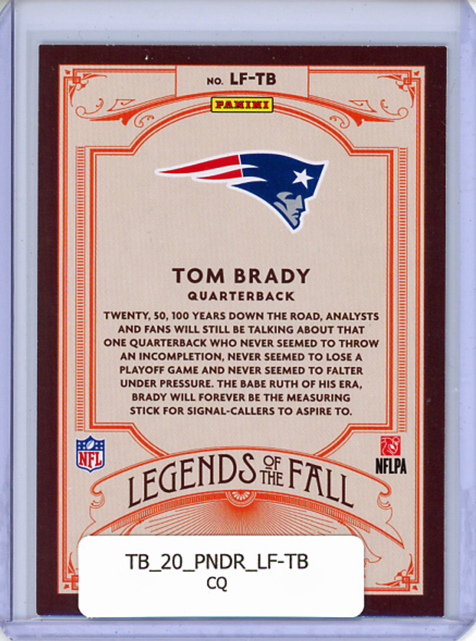 Tom Brady 2020 Donruss, Legends of the Fall #LF-TB (CQ)