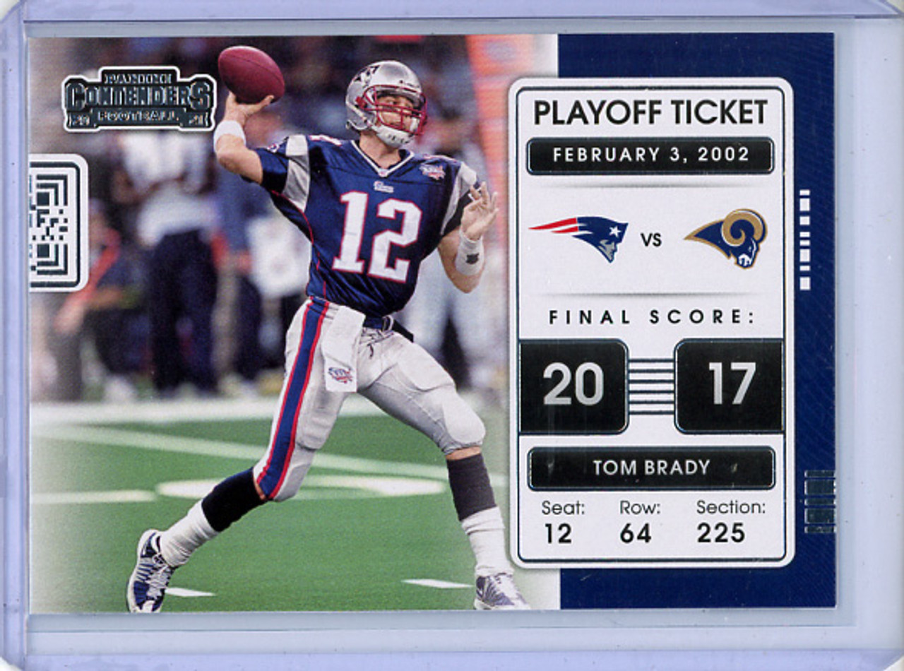 Tom Brady 2021 Contenders, Playoff Ticket #PLT-TBR (CQ)