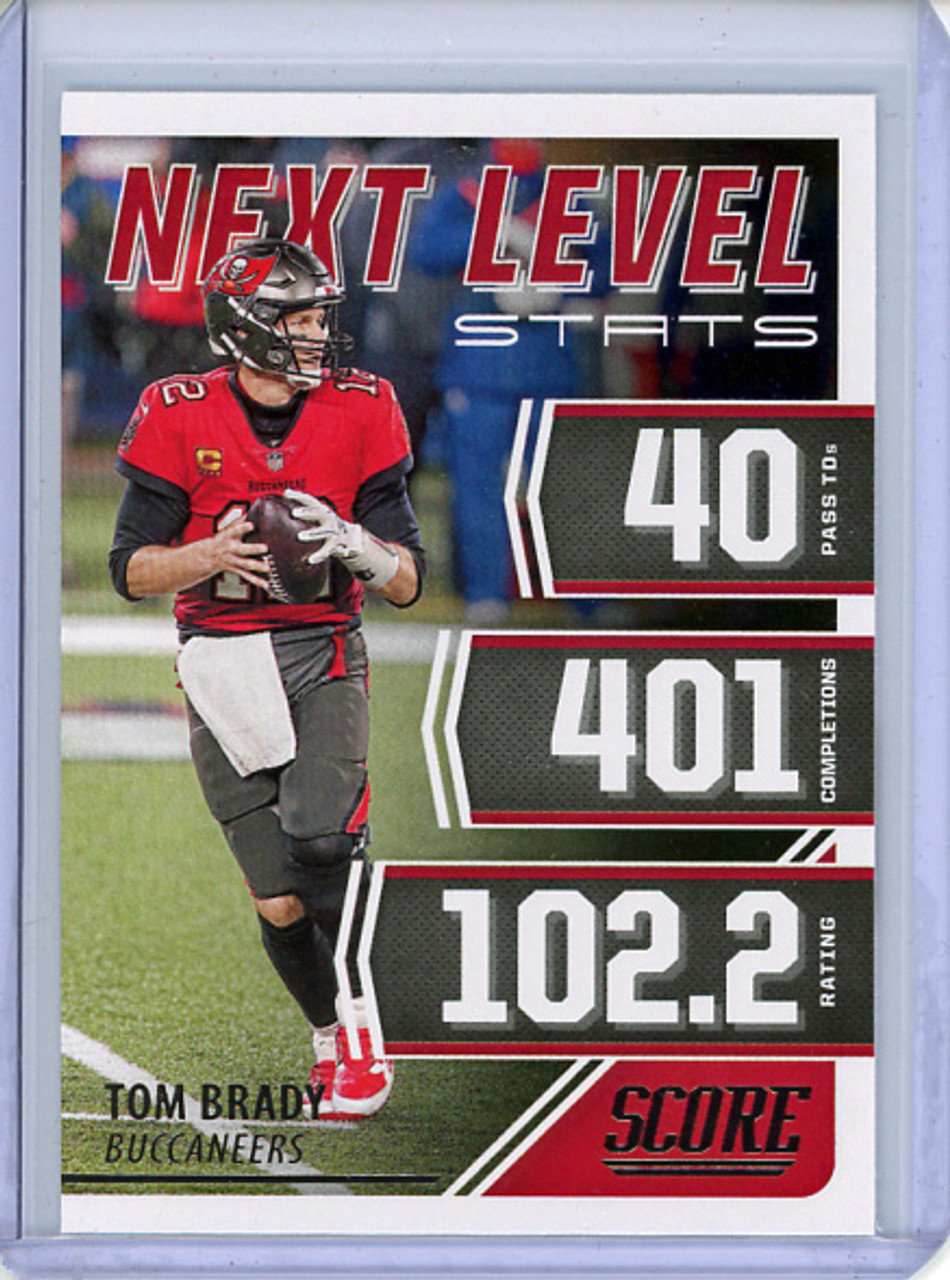 Tom Brady 2021 Score, Next Level Stats #NL1 (CQ)