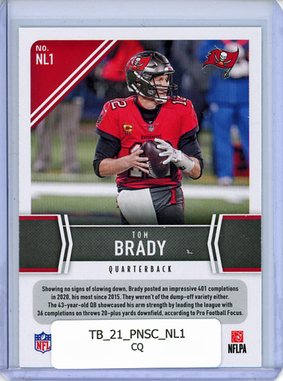 Tom Brady 2021 Score, Next Level Stats #NL1 (CQ)