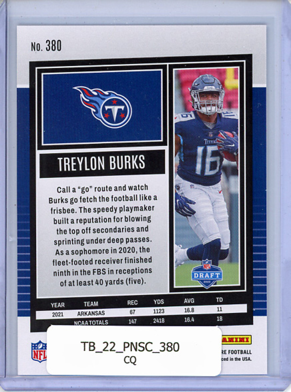 Treylon Burks 2022 Score #380 (CQ)