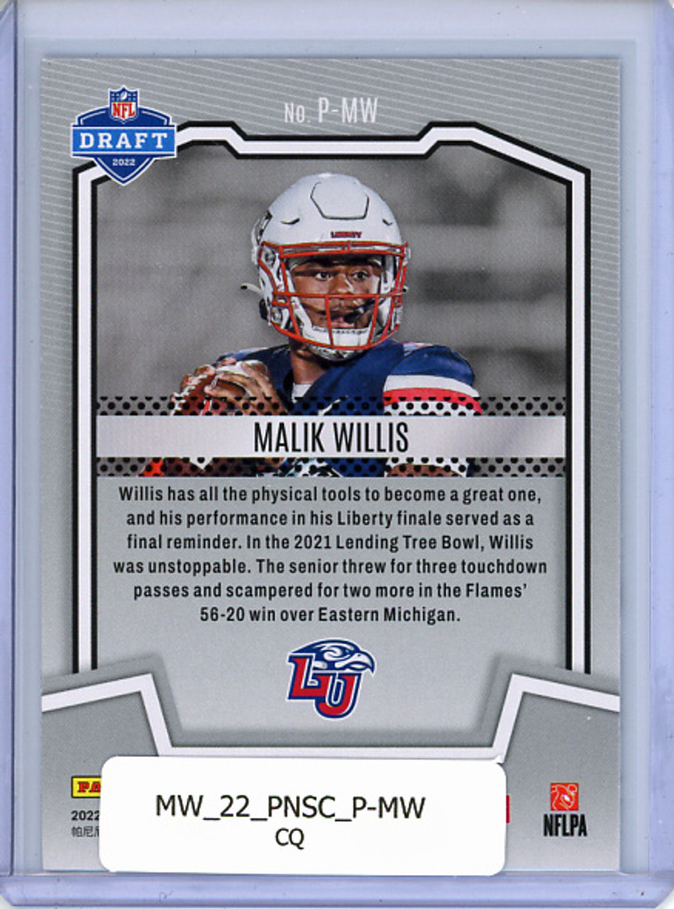 Malik Willis 2022 Score, PROtential #P-MW (CQ)