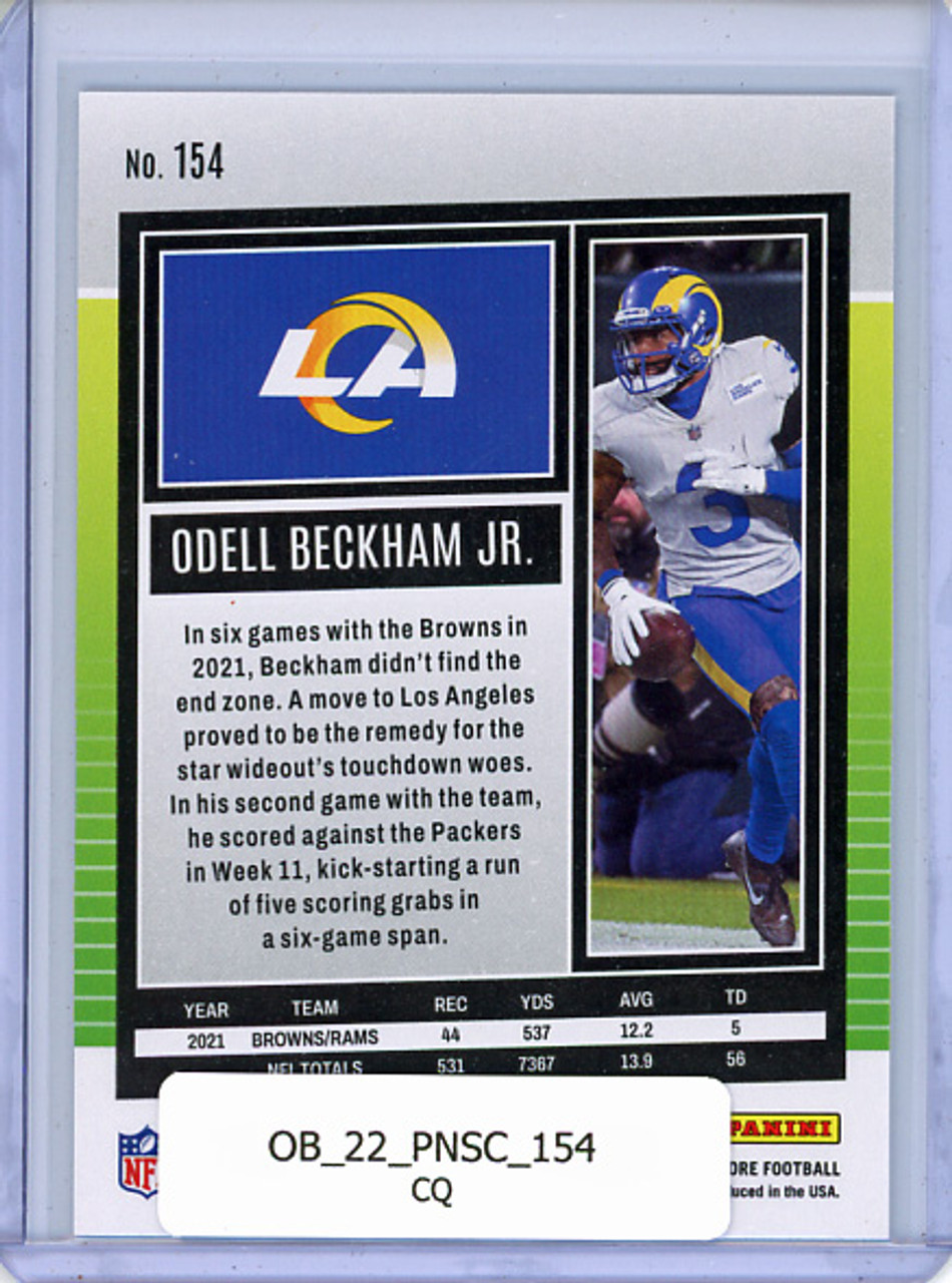 Odell Beckham Jr. 2022 Score #154 (CQ)