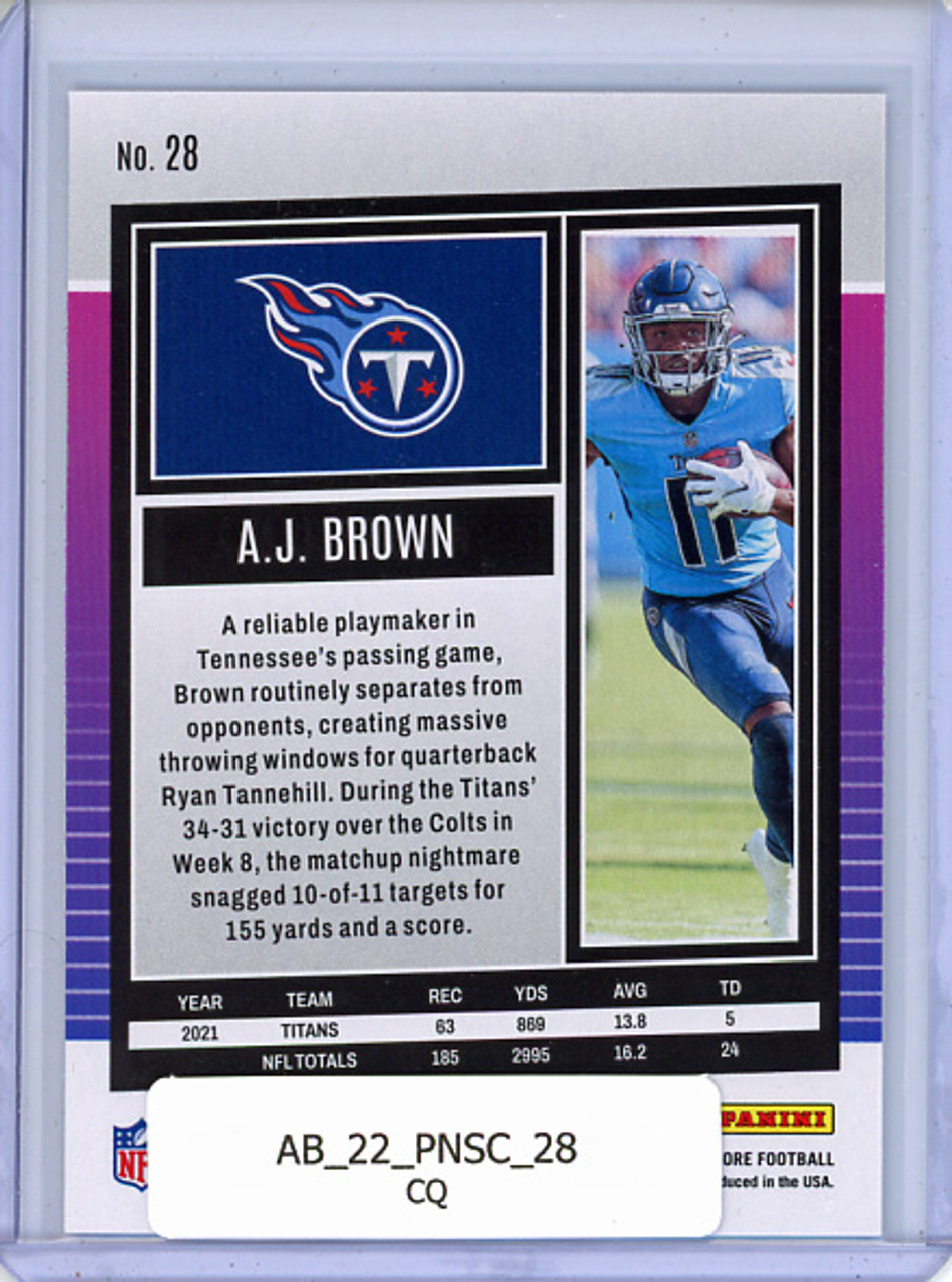A.J. Brown 2022 Score #28 (CQ)
