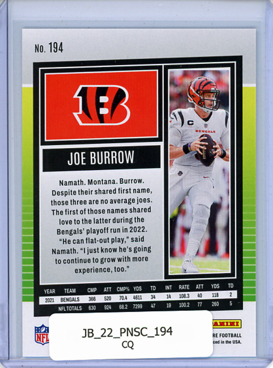 Joe Burrow 2022 Score #194 (CQ)