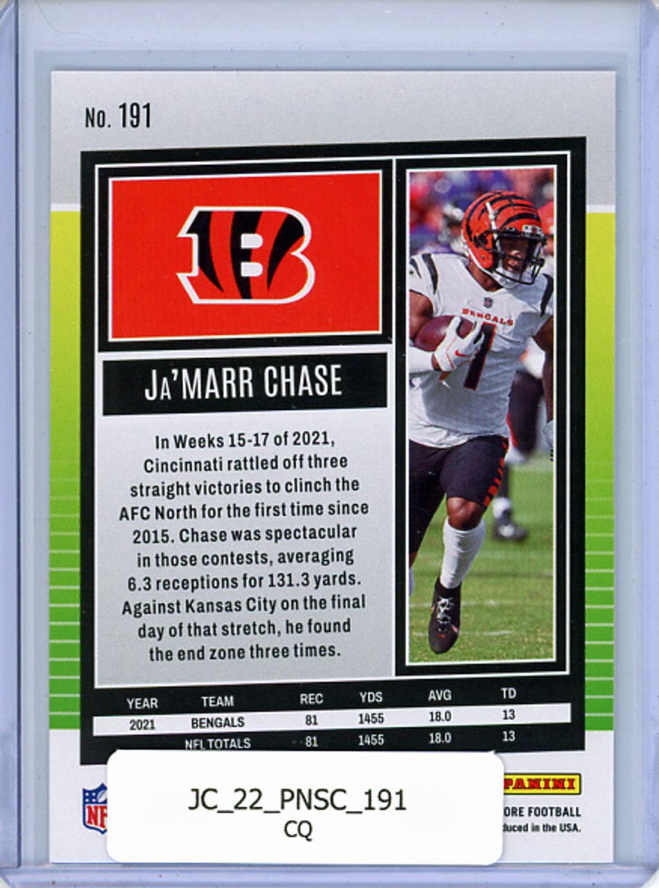 Ja'Marr Chase 2022 Score #191 (CQ)