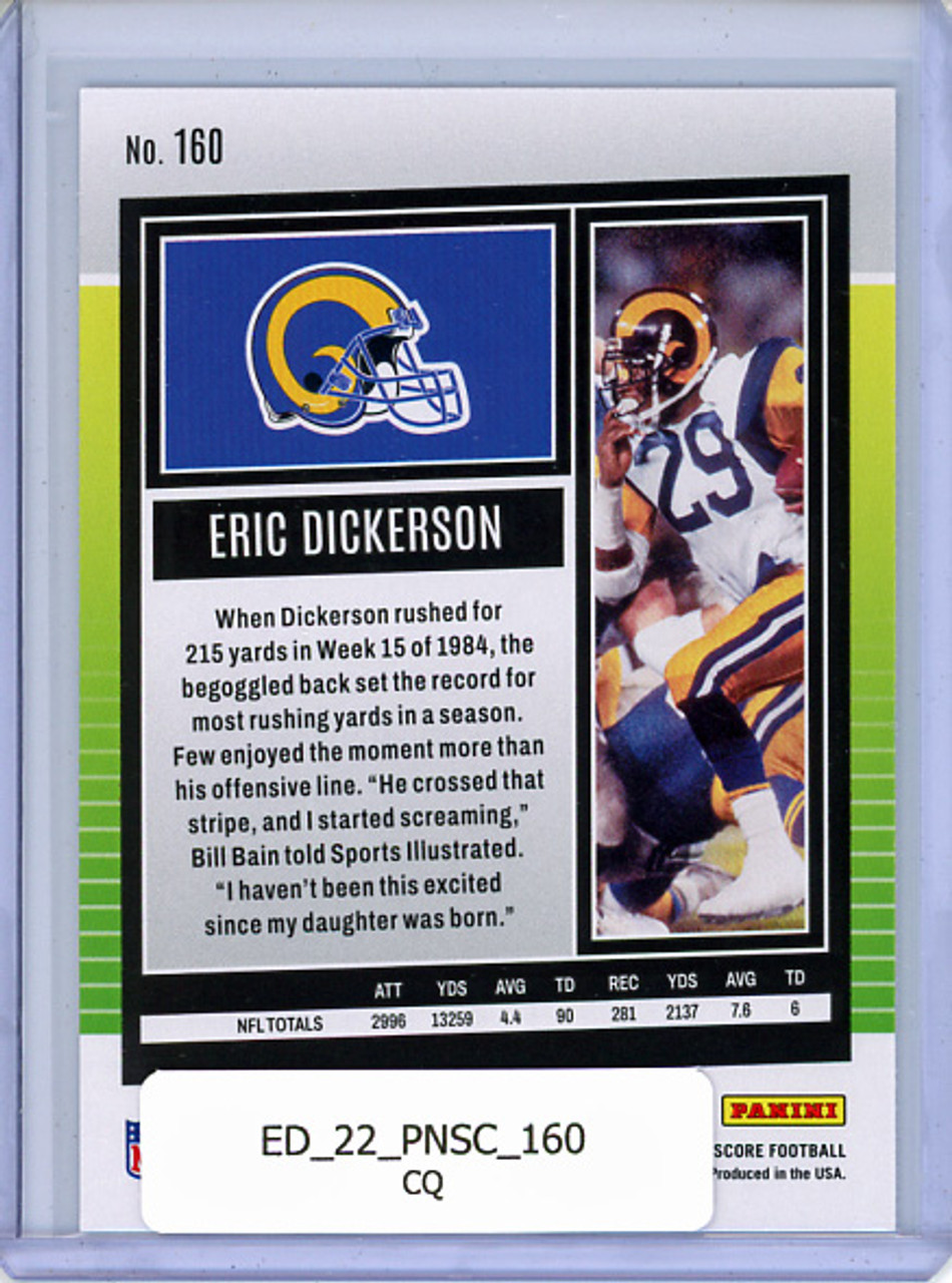 Eric Dickerson 2022 Score #160 (CQ)