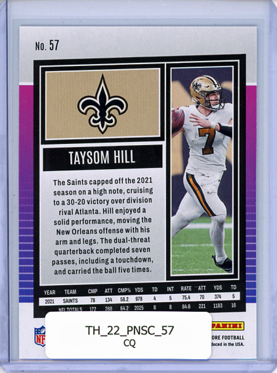Taysom Hill 2022 Score #57 (CQ)