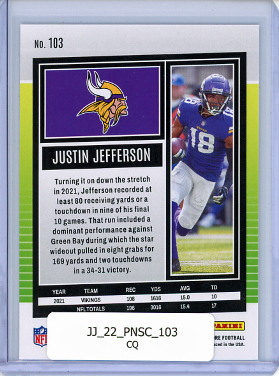 Justin Jefferson 2022 Score #103 (CQ)