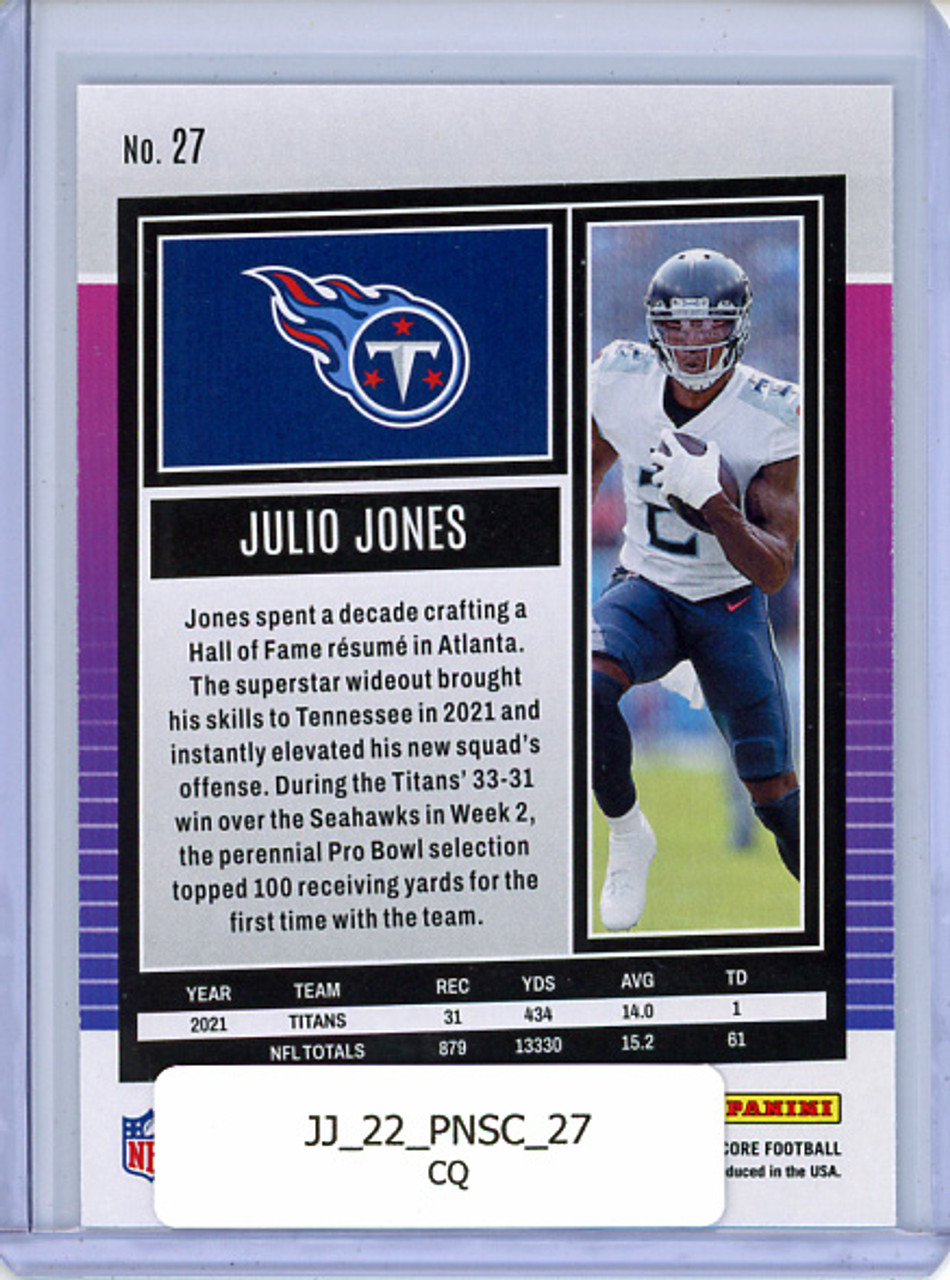 Julio Jones 2022 Score #27 (CQ)