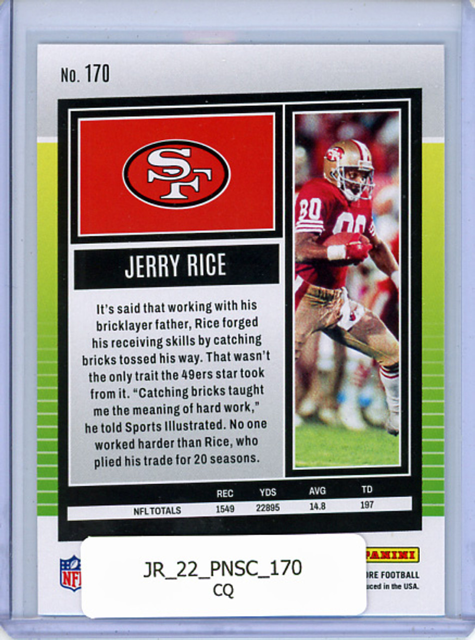 Jerry Rice 2022 Score #170 (CQ)