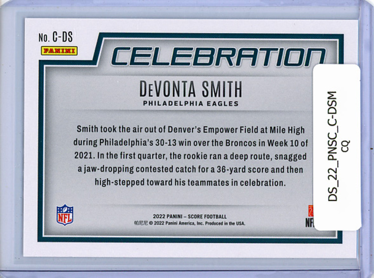 DeVonta Smith 2022 Score, Celebration #C-DS (CQ)