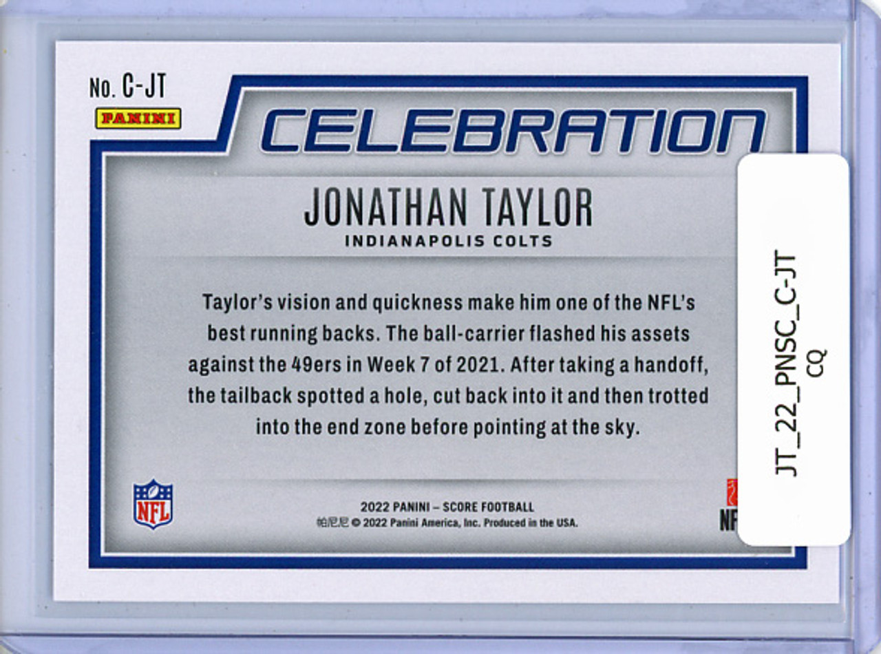 Jonathan Taylor 2022 Score, Celebration #C-JT (CQ)