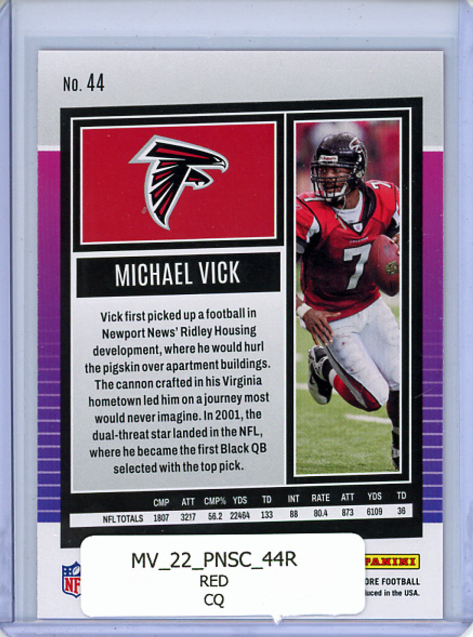 Michael Vick 2022 Score #44 Red (CQ)