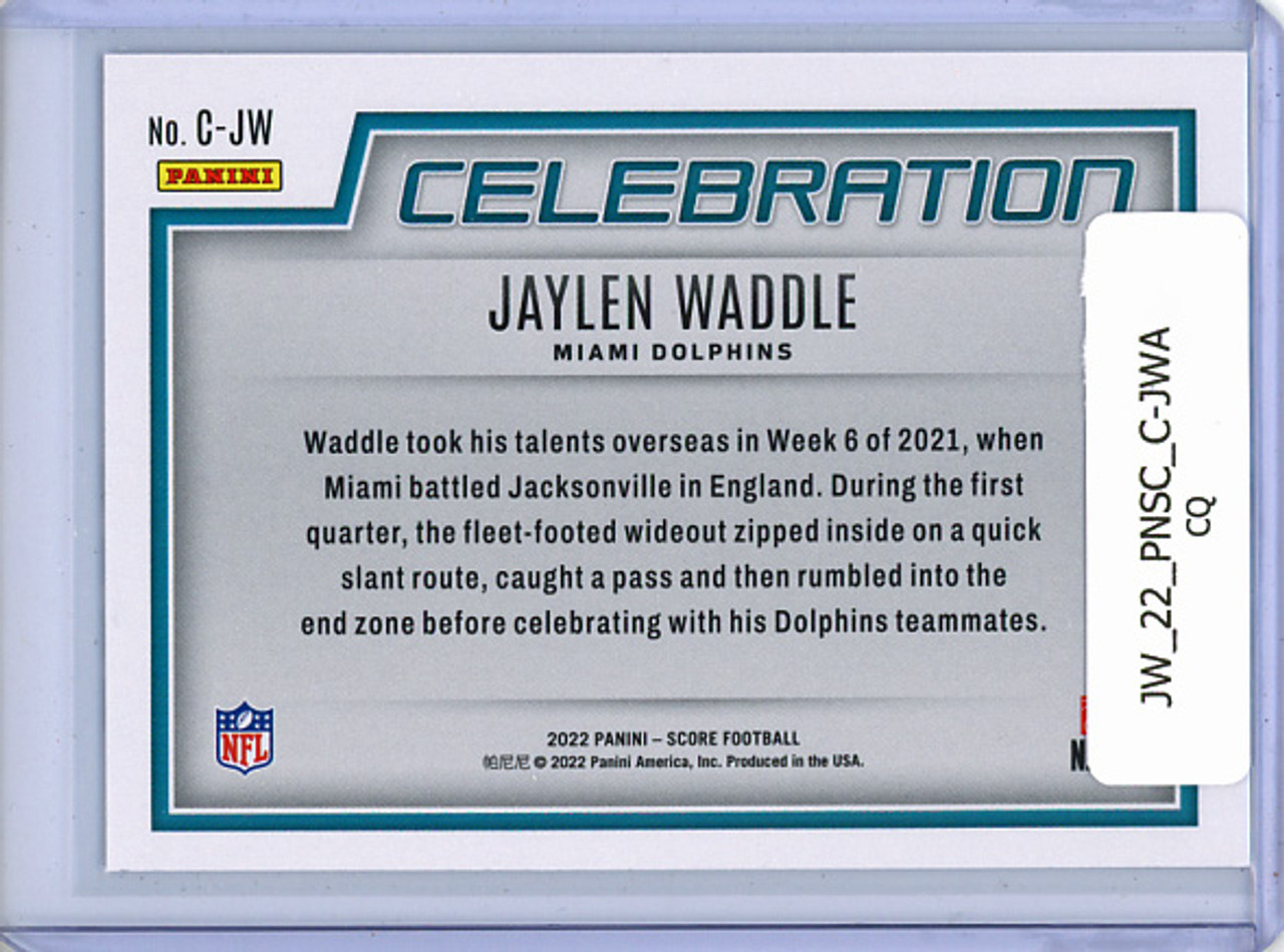 Jaylen Waddle 2022 Score, Celebration #C-JW (CQ)