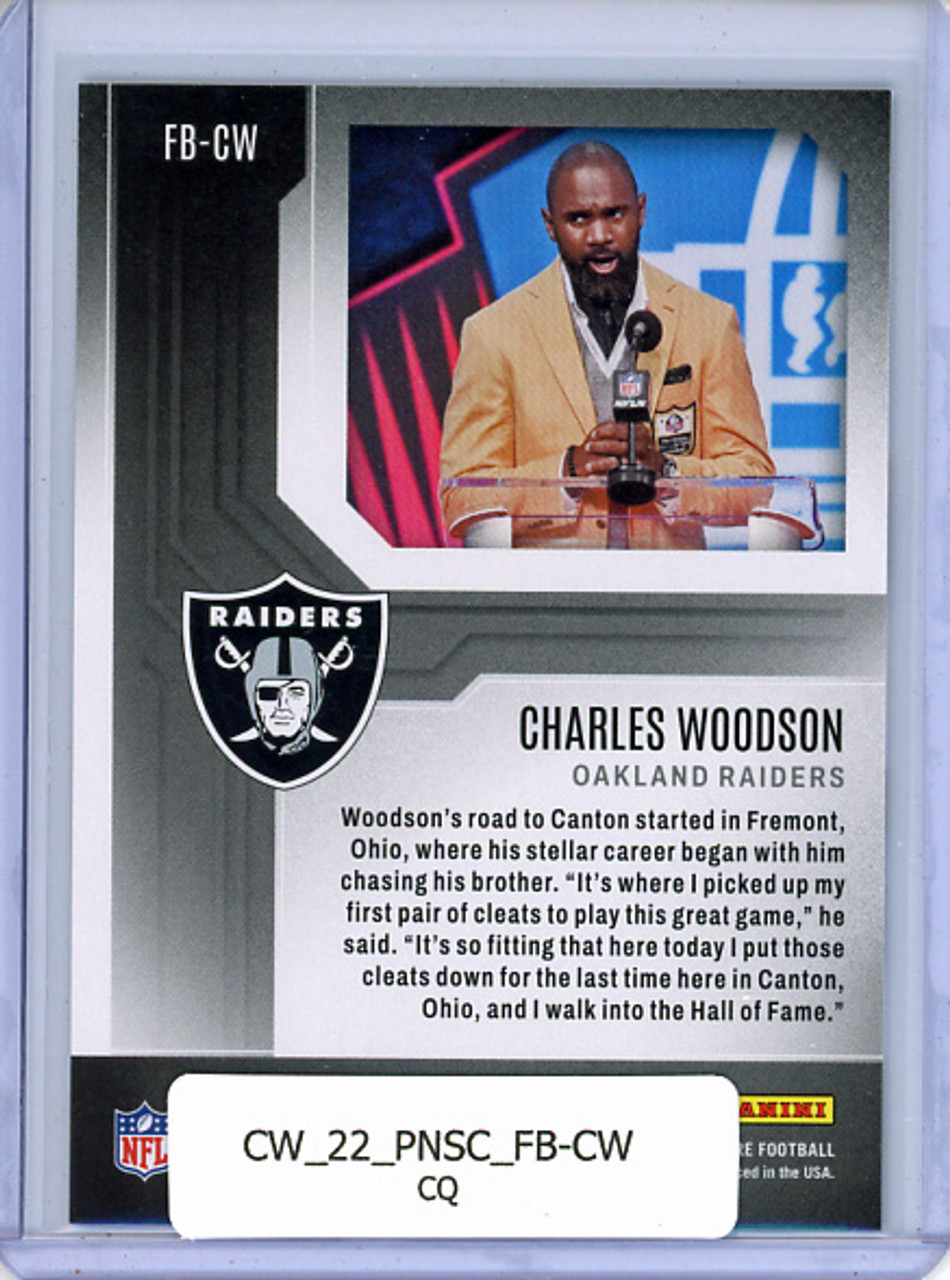 Charles Woodson 2022 Score, First Ballot #FB-CW (CQ)