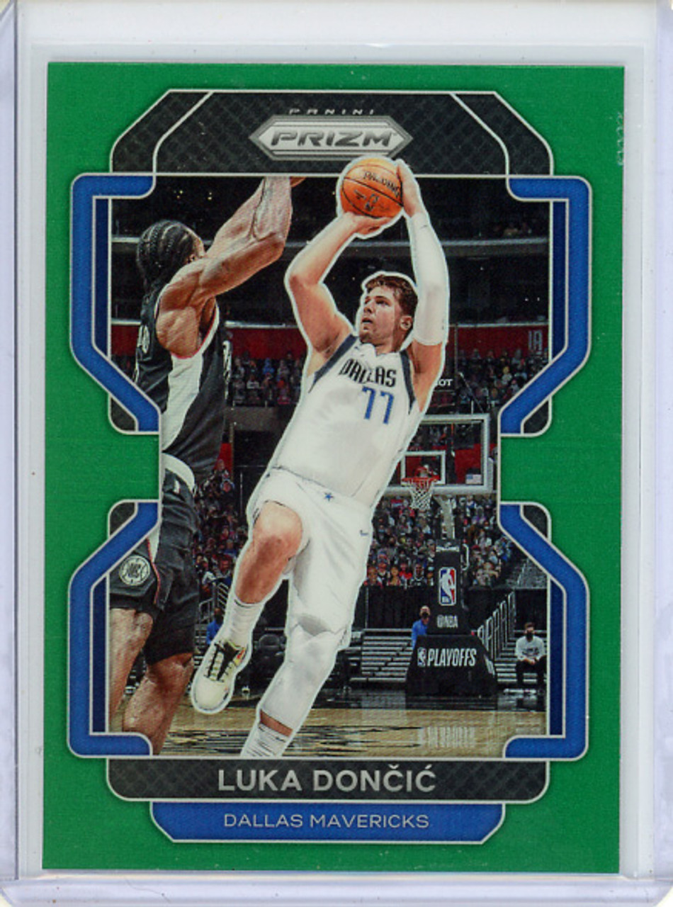 Luka Doncic 2021-22 Prizm #223 Green (CQ)