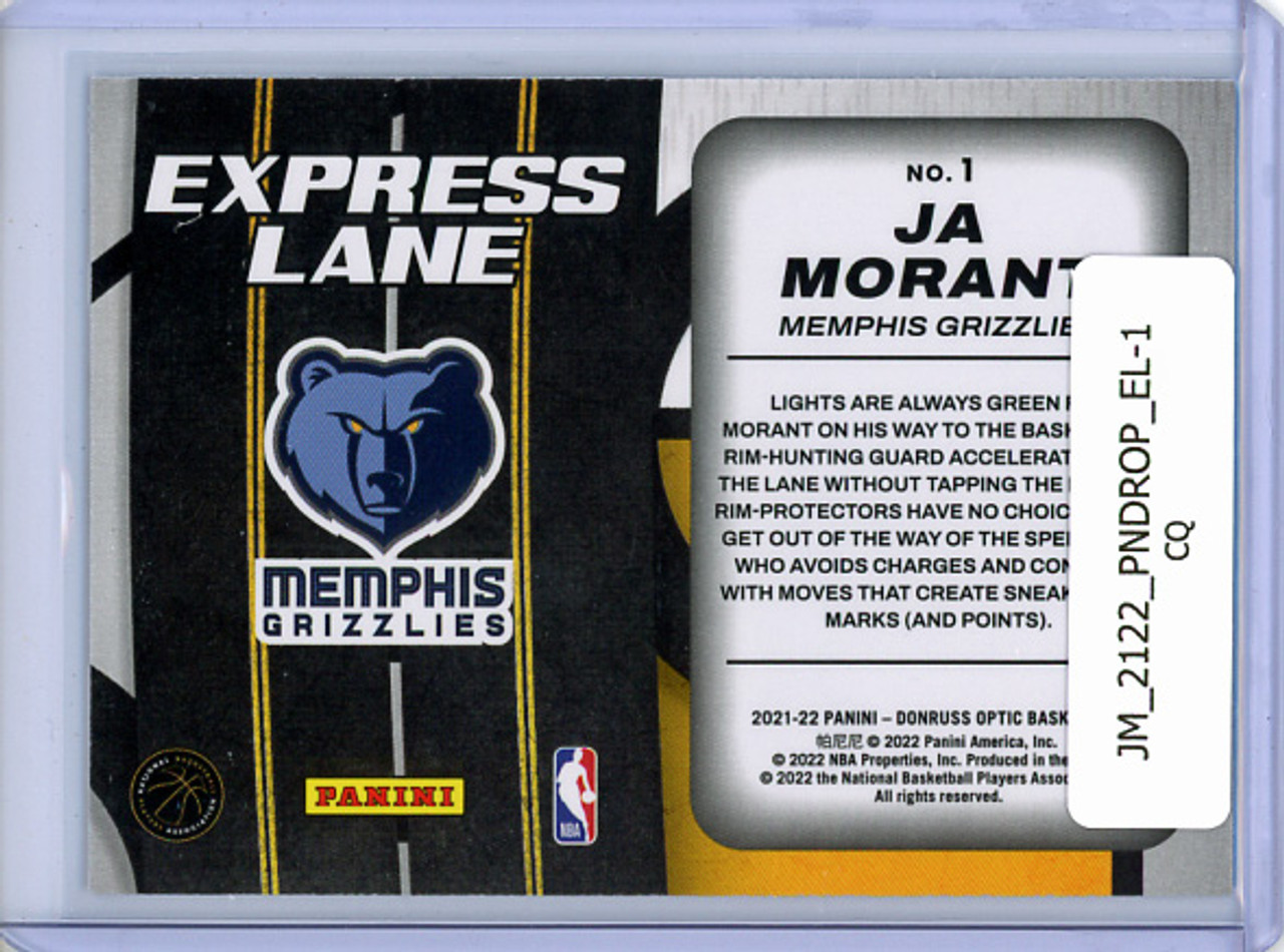 Ja Morant 2021-22 Donruss Optic, Express Lane #1 (CQ)