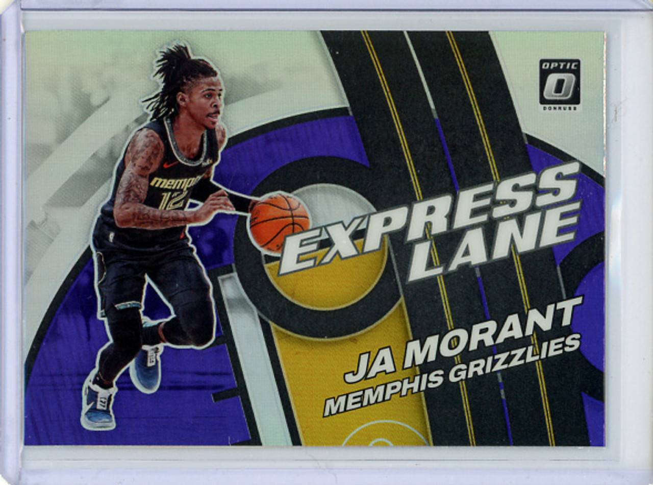 Ja Morant 2021-22 Donruss Optic, Express Lane #1 Purple (CQ)