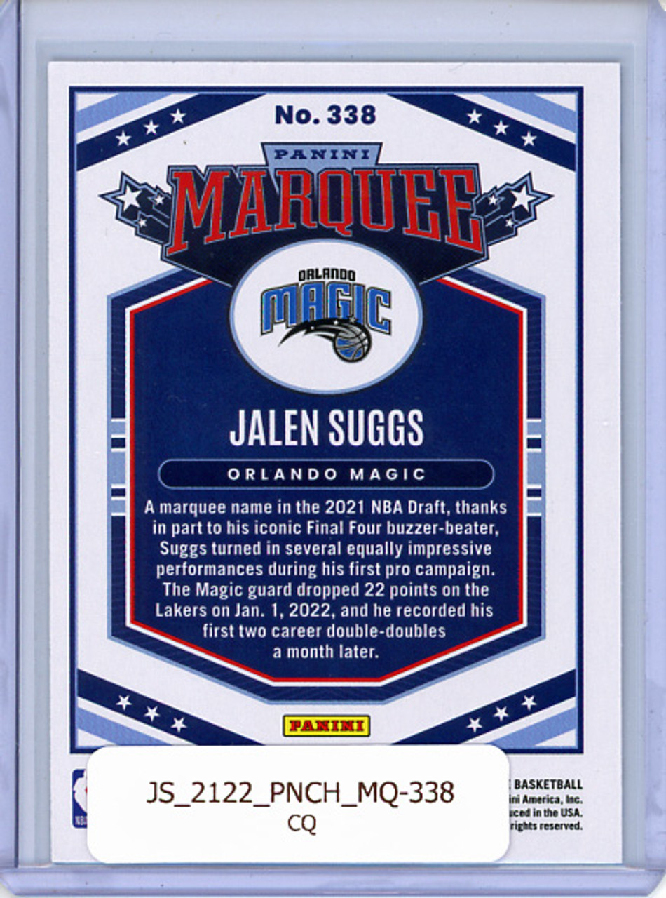 Jalen Suggs 2021-22 Chronicles, Marquee #338 (CQ)