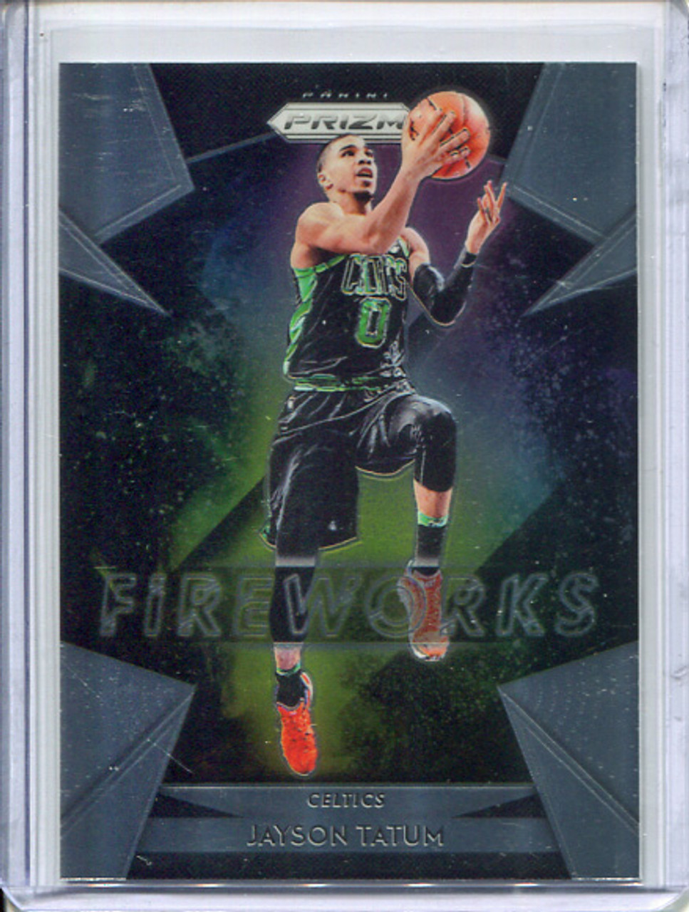 Jayson Tatum 2018-19 Prizm, Fireworks #26