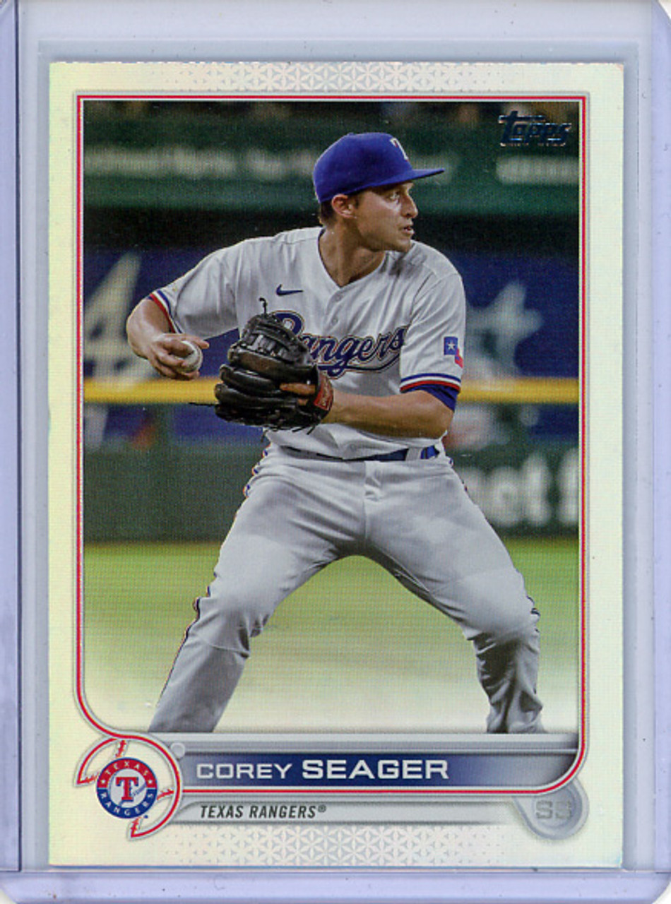 Corey Seager 2022 Topps Update #US200 Rainbow Foil (CQ)