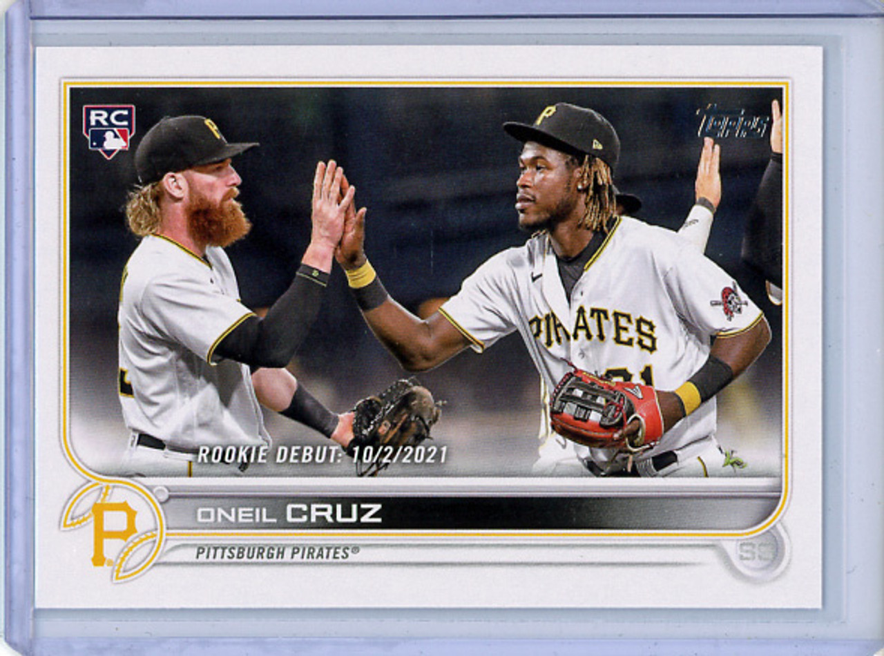 Oneil Cruz 2022 Topps Update #US113 Rookie Debut (CQ)