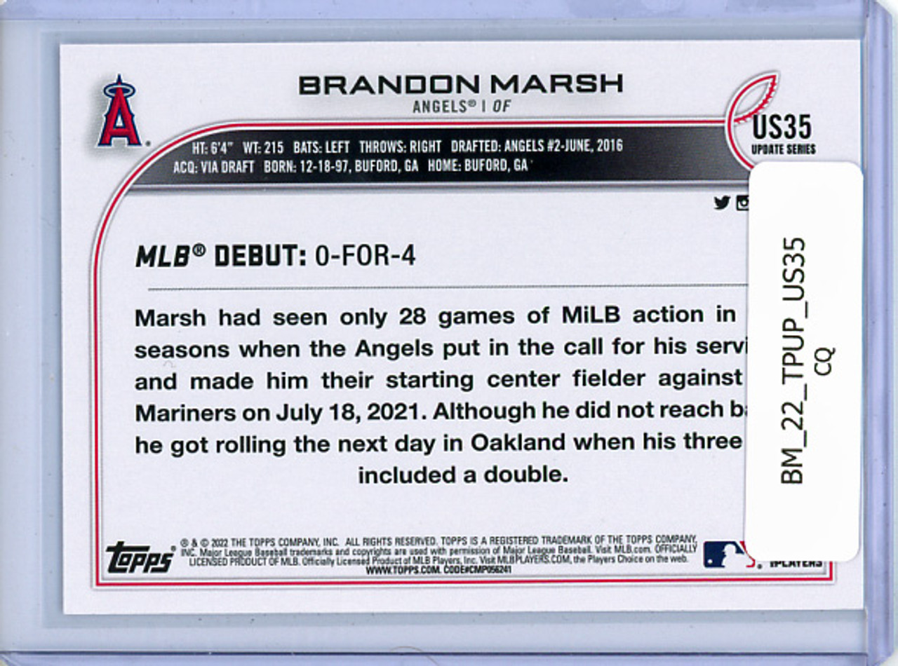 Brandon Marsh 2022 Topps Update #US35 Rookie Debut (CQ)