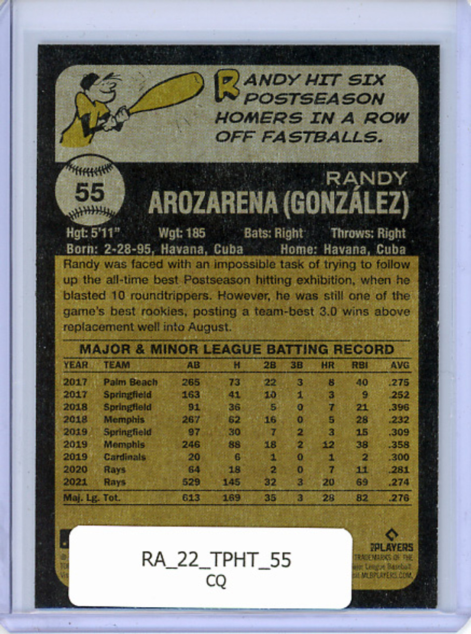 Randy Arozarena 2022 Heritage #55 (CQ)