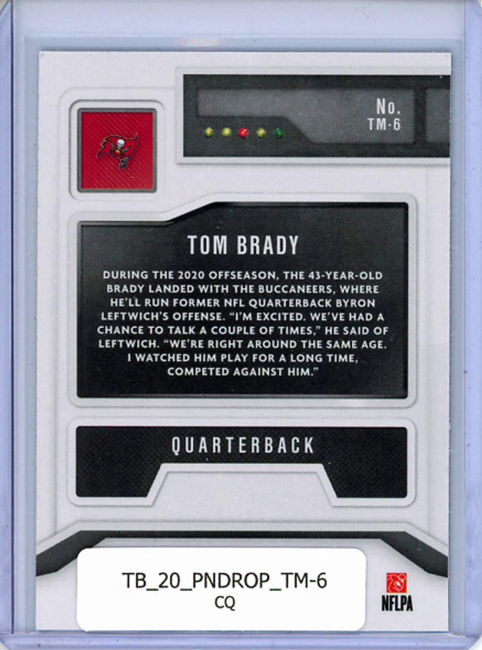 Tom Brady 2020 Donruss Optic, T-Minus 3, 2, 1 #TM-6 (CQ)