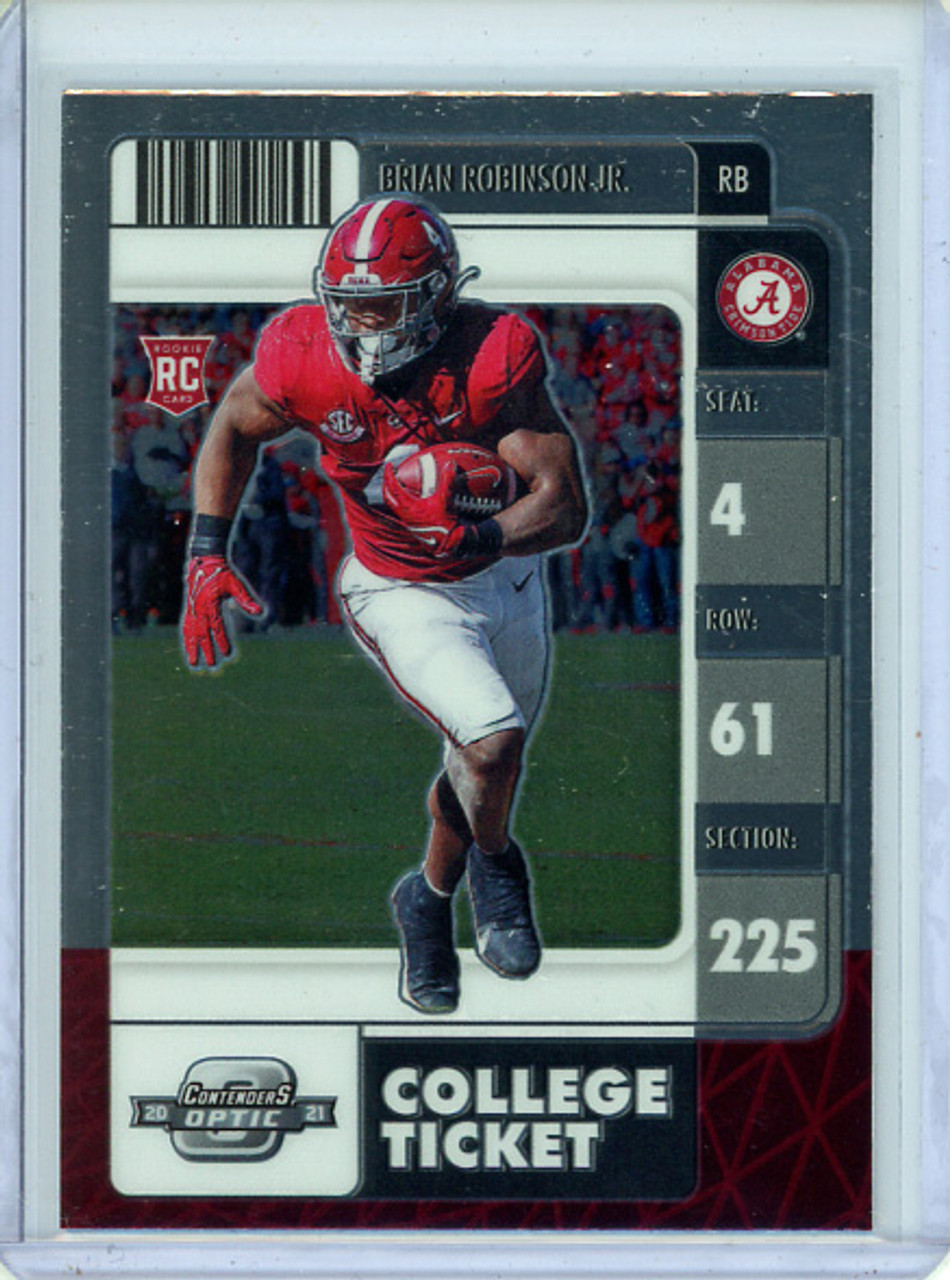 Brian Robinson Jr. 2022 Chronicles Draft Picks, Contenders Optic #9 (CQ)