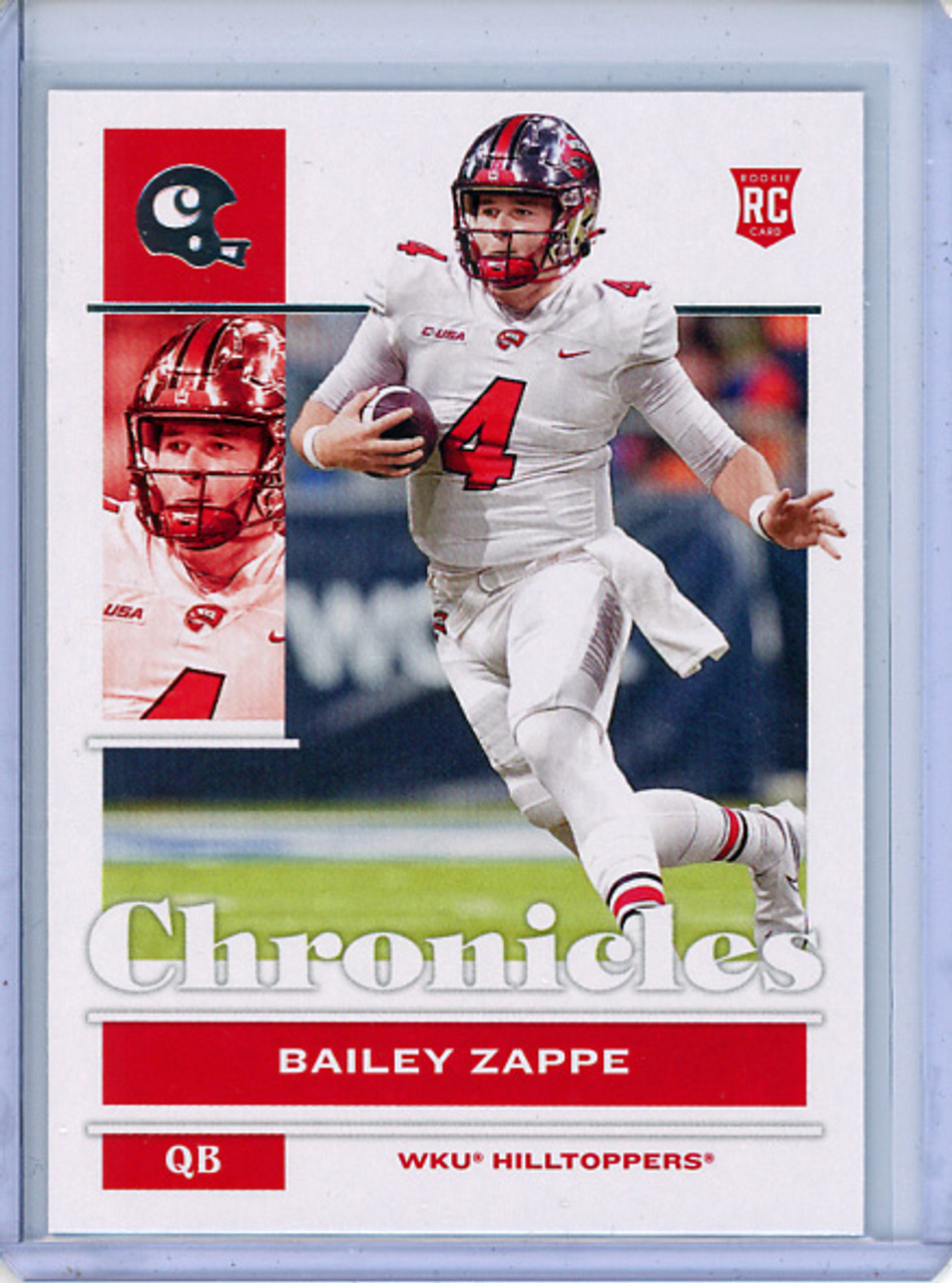 Bailey Zappe 2022 Chronicles Draft Picks #24 (CQ)