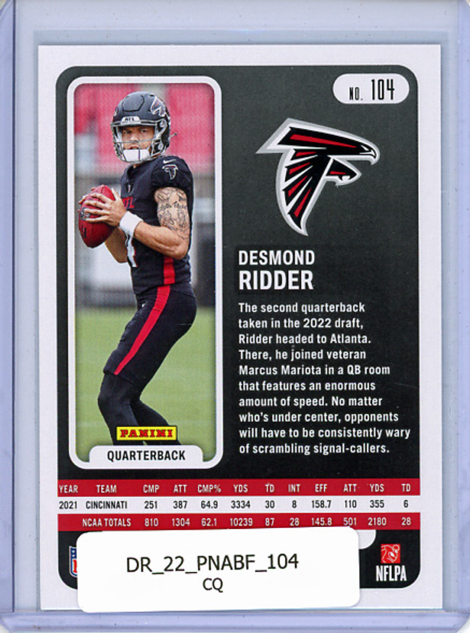 Desmond Ridder 2022 Absolute #104 (CQ)