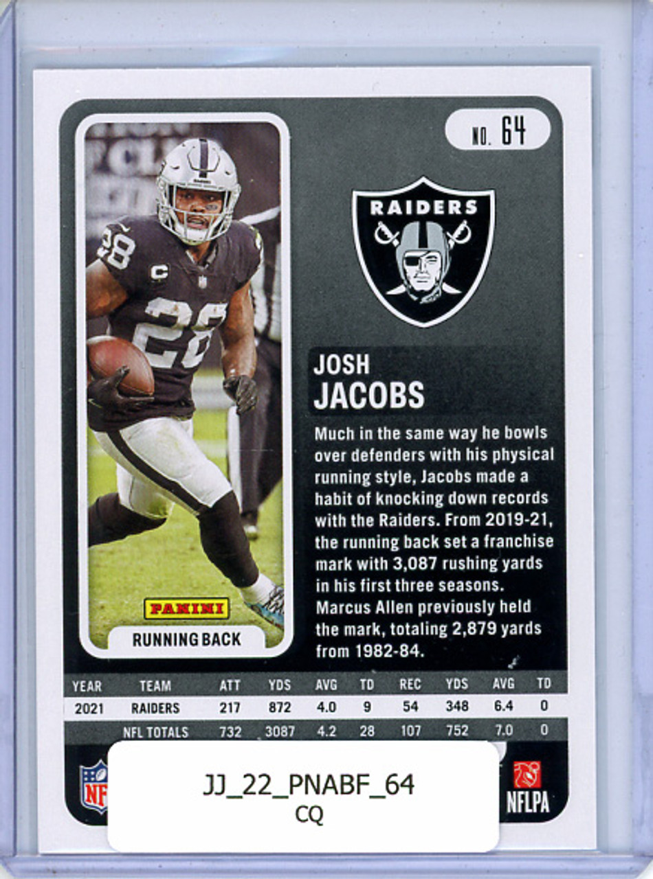 Josh Jacobs 2022 Absolute #64 (CQ)