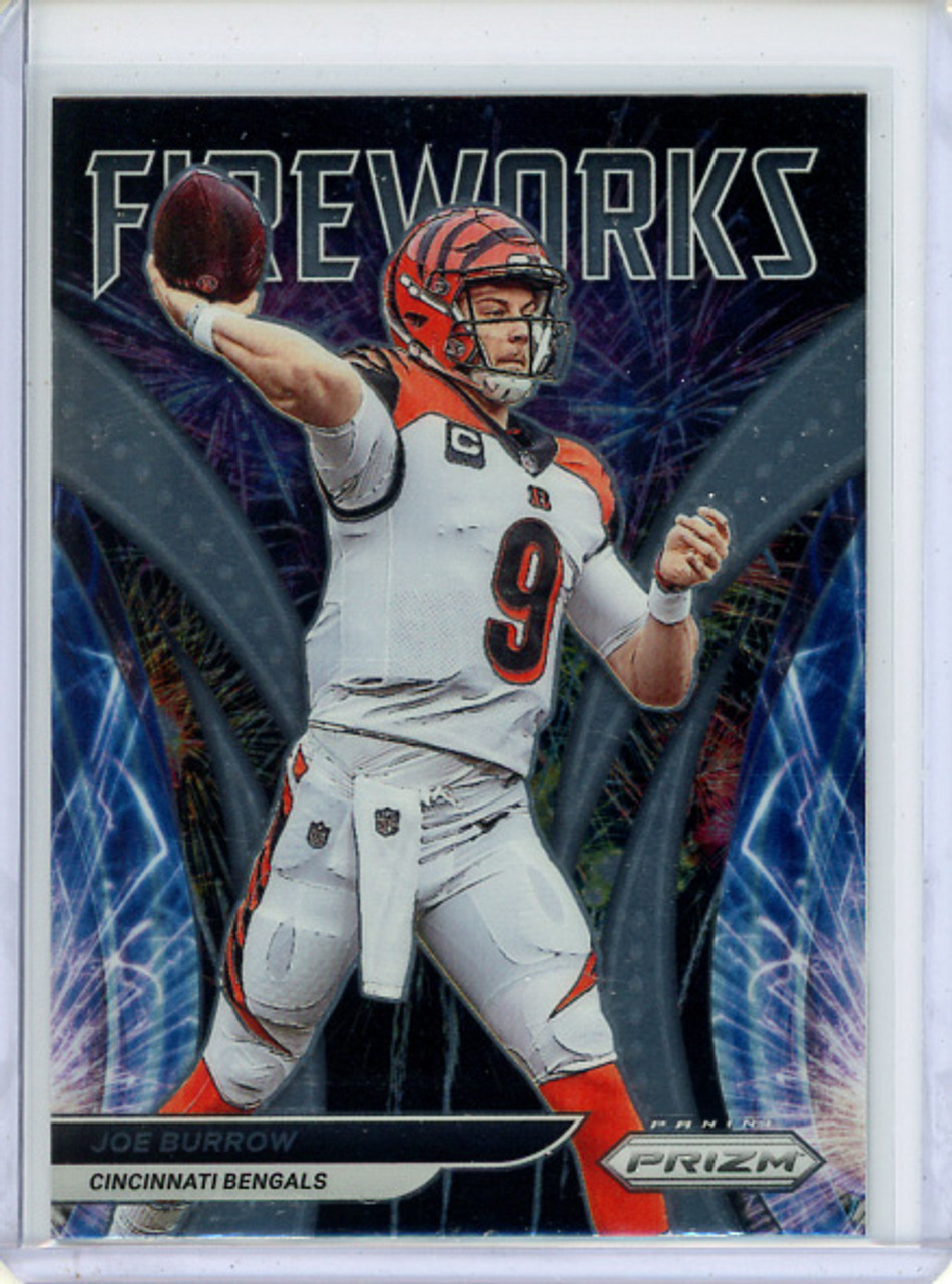 Joe Burrow 2021 Prizm, Fireworks #F-20 (CQ)